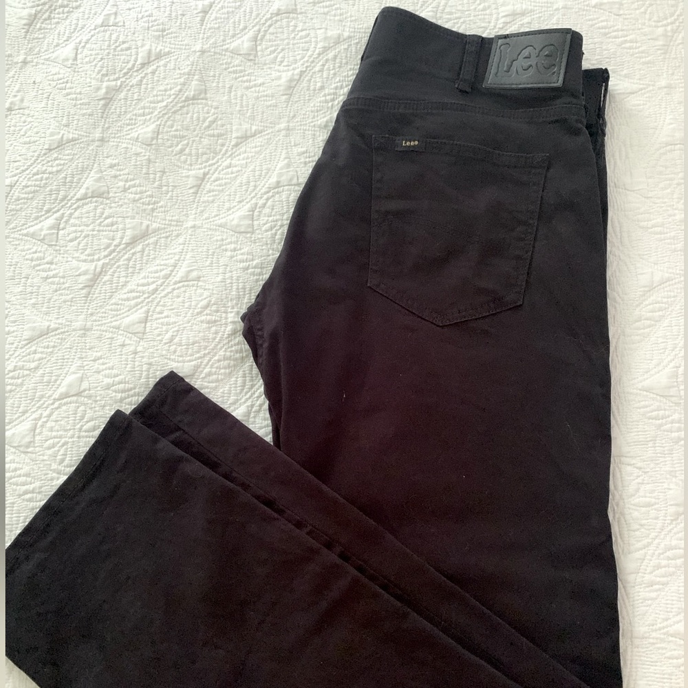 Black denim pants